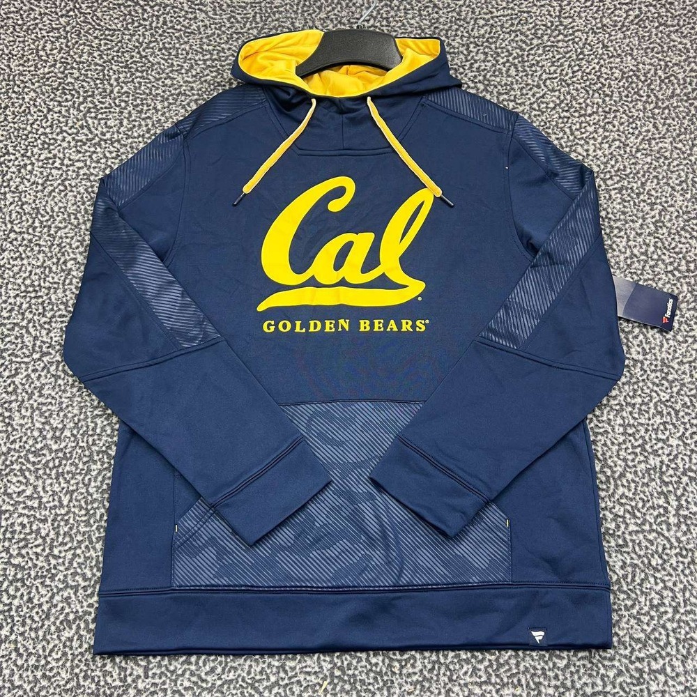 California Golden Bears Hoodie Men Large‎ Fanatics Pullover Long Sleeve New L